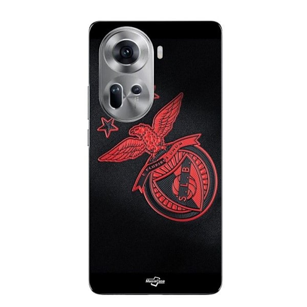 Coque - Maniacase - Oppo Reno 11 5G - Svart - Mjuk - Benfica Svart