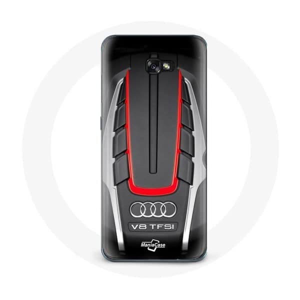 Coque Samsung Galaxy A8 2016 Audi S8 punaisella logolla
