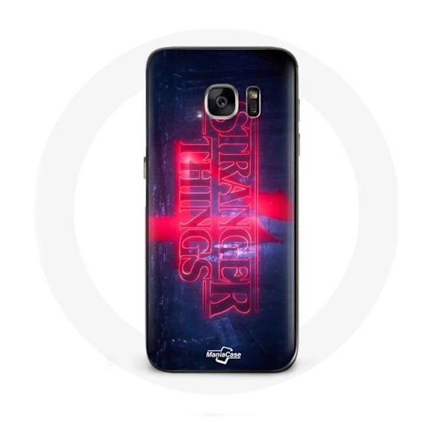 Coque för Samsung Galaxy S6 Edge Stranger Things Logo Transparent Säsong 4 Trailer 2022