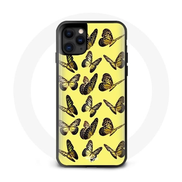 Coque - Fjärilar - iPhone 11 - Gul - Mjuk - Syntetisk Gul