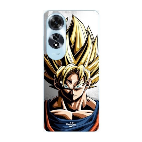 Coque - Maniacase - Oppo A60 - Goku Dragon Ball Z - Mjuk - Svart