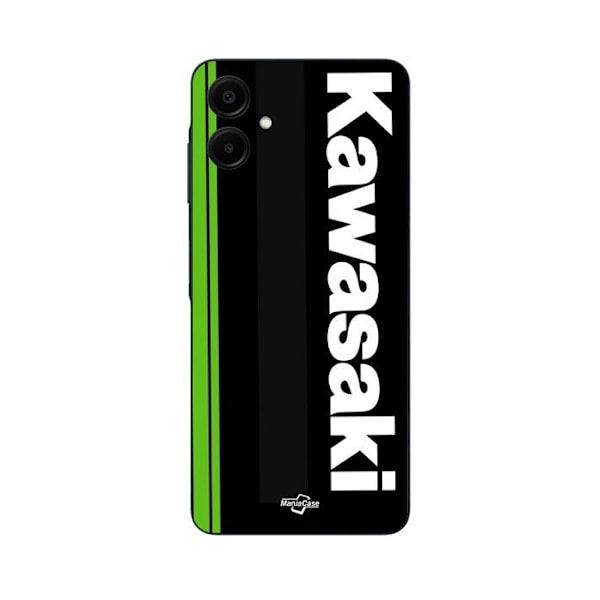 Coque för Samsung Galaxy A06 Kawasaki Floride Moto Marseille logo Maniacase Svart