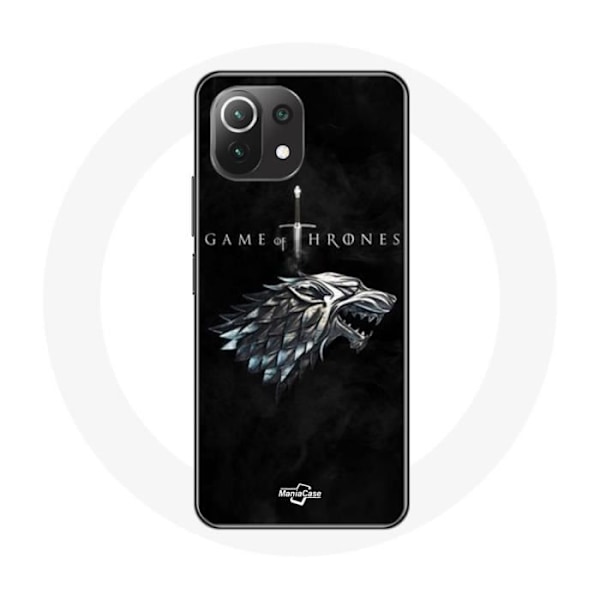 Coque för Xiaomi Mi 11 Lite Game of Thrones Säsong 8 Järntronen Stark-huset Logotyp Vintern är