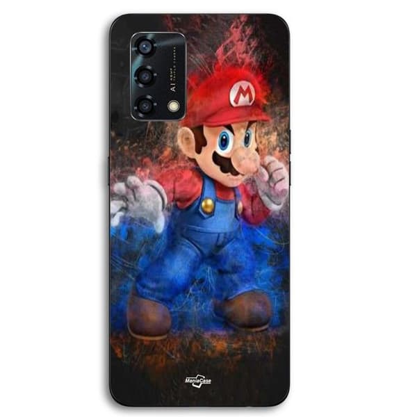 Cover til Oppo A95 Super Mario Bros spil Maniacase Sort