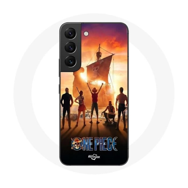 Coque - Maniacase - Samsung Galaxy S21 FE - Rigide - Noir - One Piece Poster Equipages Konst Säsong 1