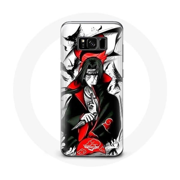 Coque для Samsung Galaxy S8 Itachi Uchiwa Naruto Anime Teaser