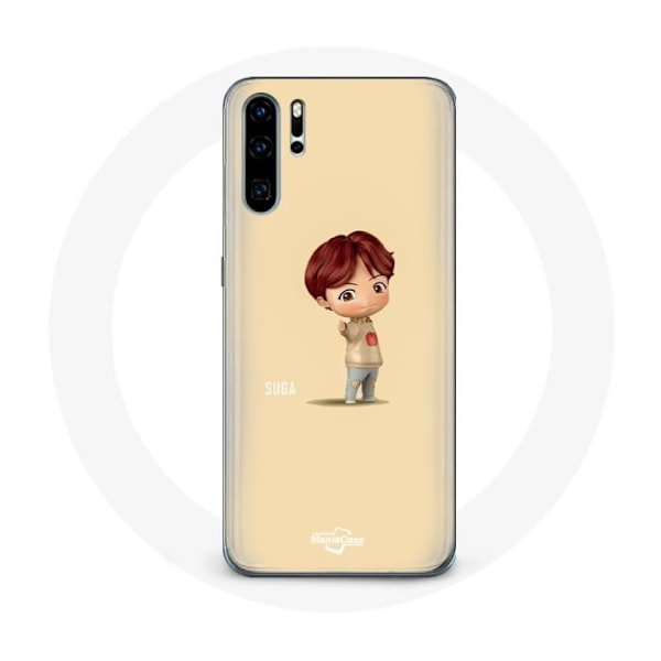 Coque pour Huawei P30 BTS TinyTAN Animointi Suga
