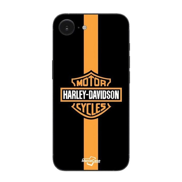 Coque Maniacase För Iphone 16E Harley Davidson Motorcyklar Svart