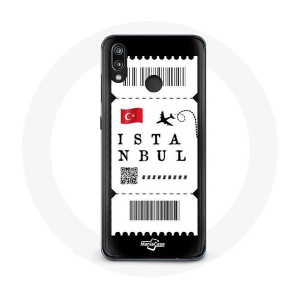 Cover til Huawei P20 Lite Flybillet Istanbul Tyrkiet
