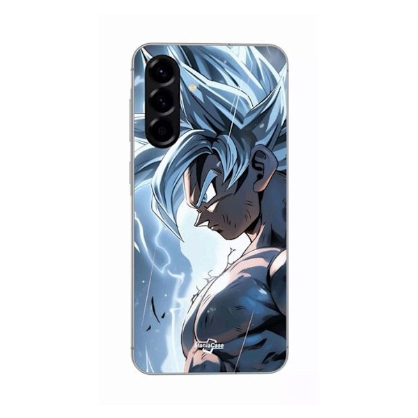 Coque - Maniacase - Samsung Galaxy A36 - Silikon - Mjuk - Songoku ultra instinct Svart