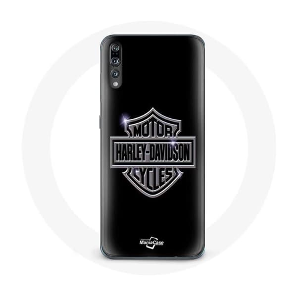 Coque - Harley Davidson - Huawei P20 - Blød - Sort - Beskyttelse