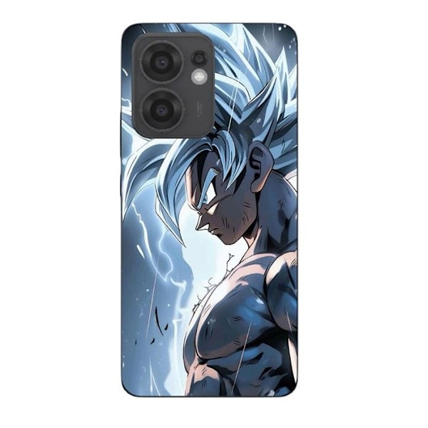 Coque Maniacase För Oppo Reno 13F Songoku ultra instinct Svart