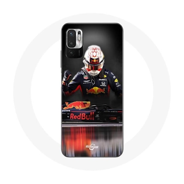 Skyddsfodral för Xiaomi Redmi Note 10T 5G Formule 1 Max Verstappen F1-förare Red Bull RB15