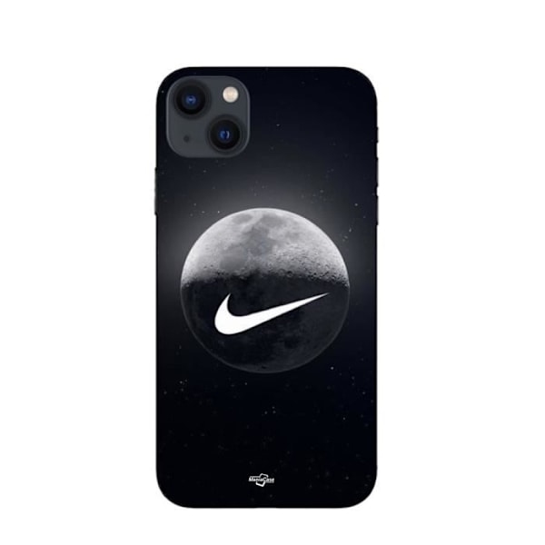 Coque - Maniacase - iPhone 14 Plus - Sort - Blød - Nike måne mønster
