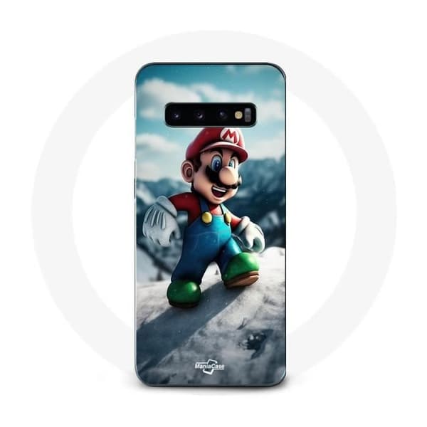 Coque Maniacase til Samsung Galaxy S10 Plus Super Mario Bros Mario