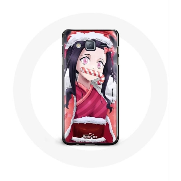 Coque för Samsung Galaxy J3 2016 Anime Demon Slayer Kamado Nezuko Juldagen 2023