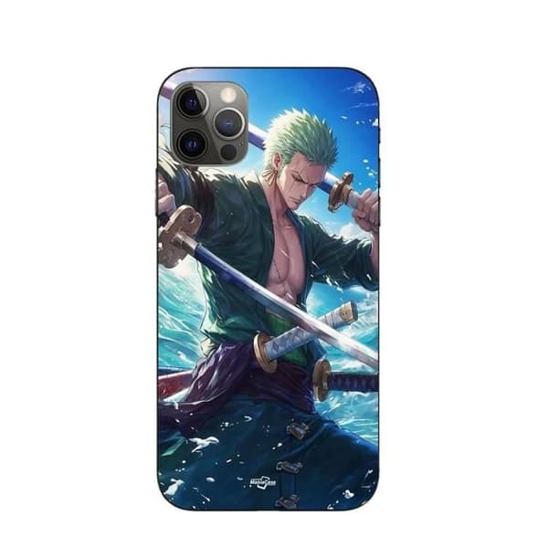 Coque - Maniacase - iPhone 15 Pro - Musta - One Piece - Roronoa Zoro