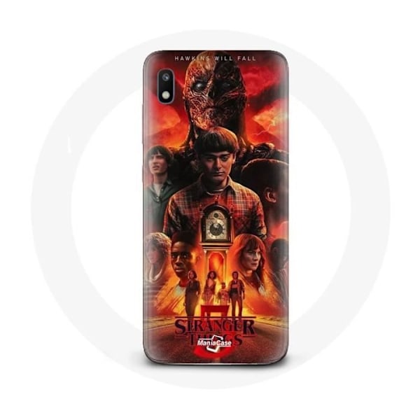 Coque - Maniacase - Samsung Galaxy A10 - Flexible - Svart - Stranger Things Säsong 5