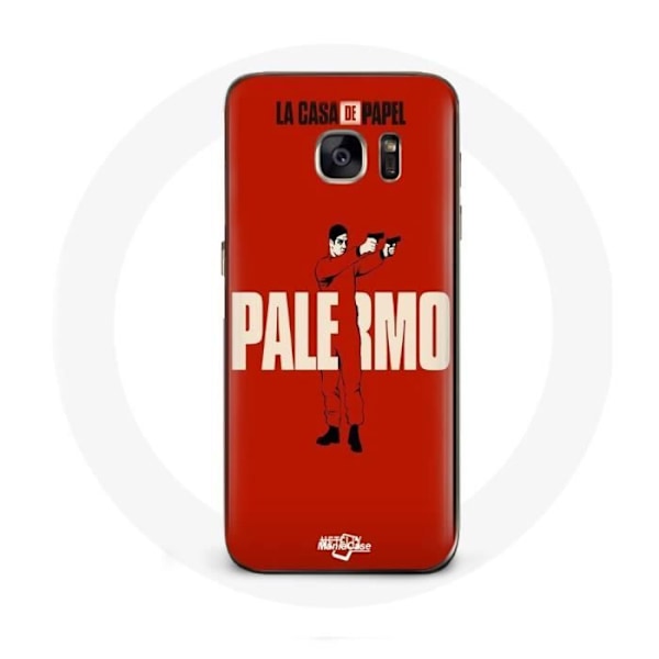 Coque - La casa de papel - Samsung Galaxy S7 - Röd - Mjuk - Skydd