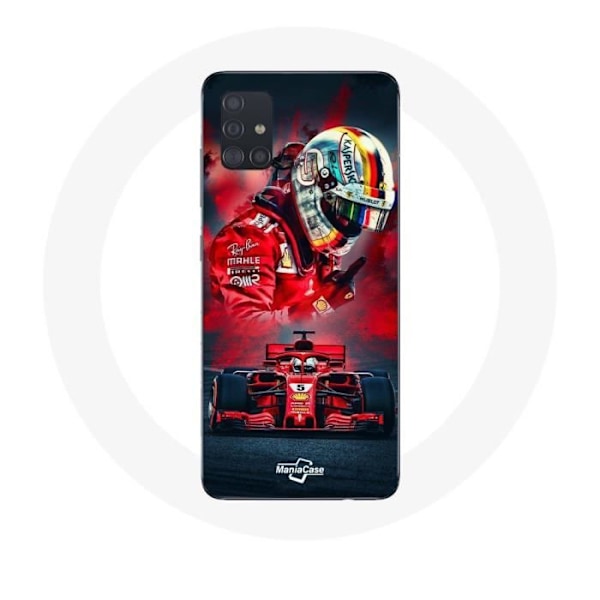 Coque - Formule 1 - Galaxy A51 - Mjuk - Röd - Sebastian Vettel Röd