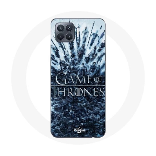 Mobilskal för Oppo A93 Game of Thrones säsong 8 Episod 1 Järntronen Karaktärer logotyp Grå