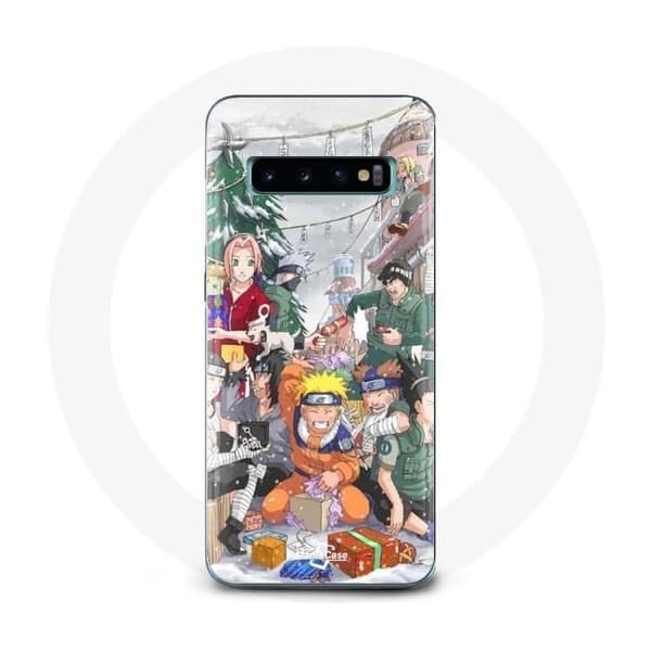 Cover til Samsung Galaxy S10 Plus Naruto Juleaften Anime Manga