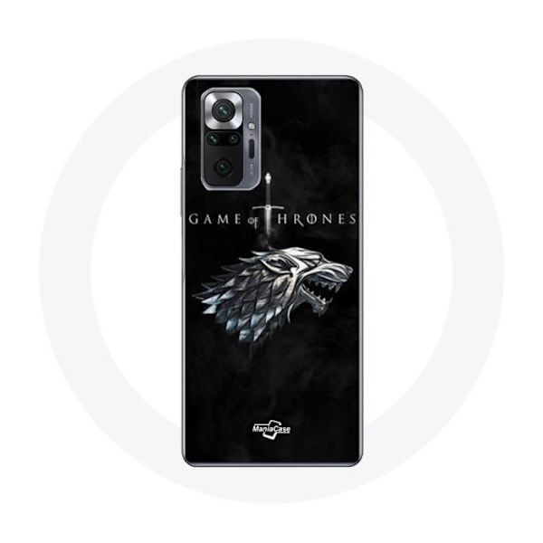 Coque för Xiaomi Redmi Note 10 Pro Game of Thrones Säsong 8 Tronen av järn Huset Stark Logotyp Vintern kommer