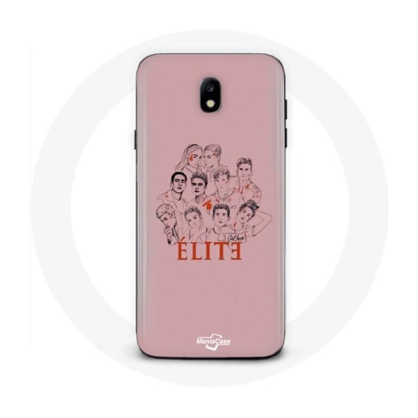 Coque för Samsung Galaxy J7 2017 Elite Säsong 5 Affisch karaktärer Fanart Logotyp