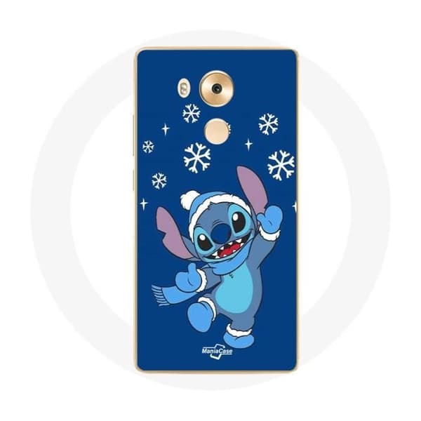 Cover til Huawei Mate 8 Stitch sne Jul blå