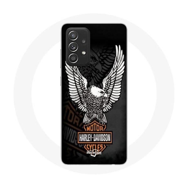 Coque för Samsung Galaxy A52 Harley Davidson örn logotyp