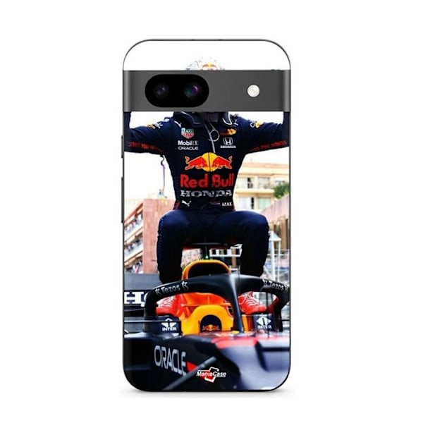 Coque - MANIACASE - Google Pixel 8a - Silikon - Mjuk - Max Verstappen F1 Svart