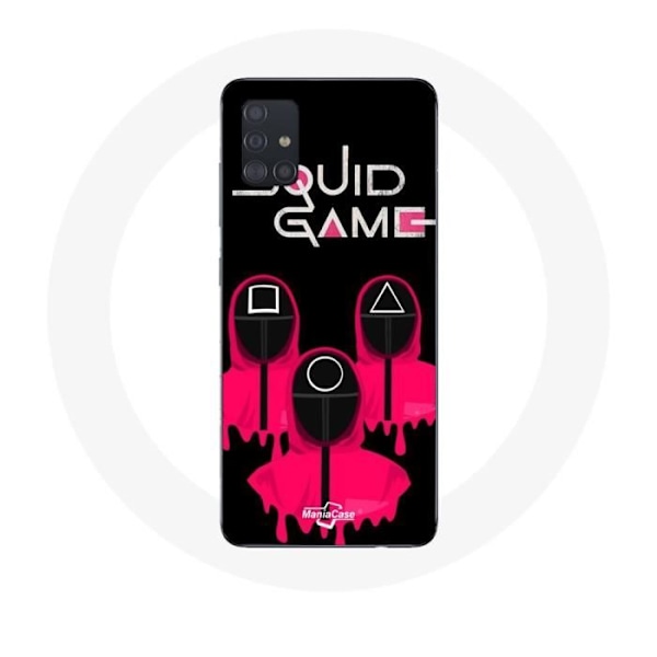 Coque Samsung Galaxy A51 Squid Game Masker Fyrkant Triangel och Cirkel