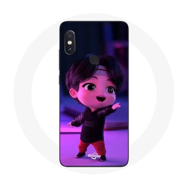 Kuoret Xiaomi Redmi Note 5 AI Dual Camera BTS TinyTAN Jin Animaatio