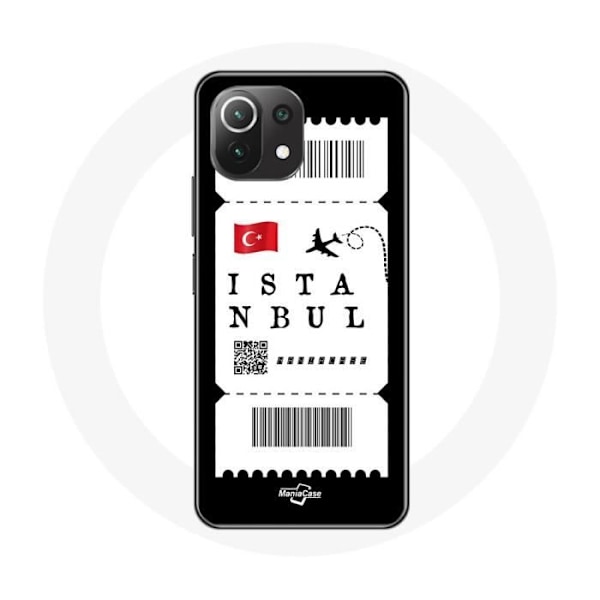 Coque för Xiaomi Mi 11 Lite Flygbiljett Istanbul Turkiet