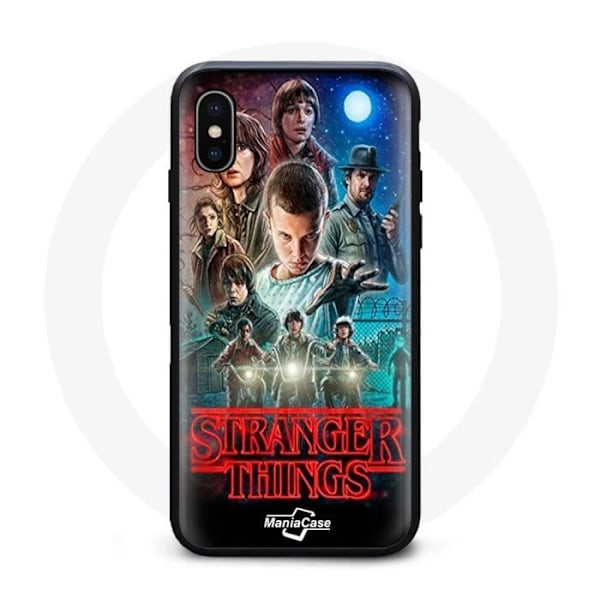 Coque - Stranger Things - Iphone XS Max - Hård - Sort - Sæson 2 OST