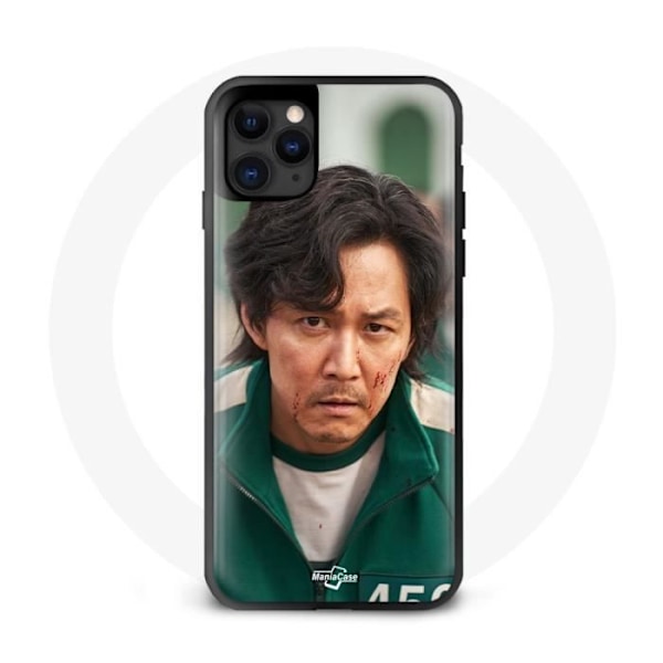 Coque Iphone 12 Pro - Maniacase - Squid Game - Mjuk - Svart - Seong Gi Hun No 456