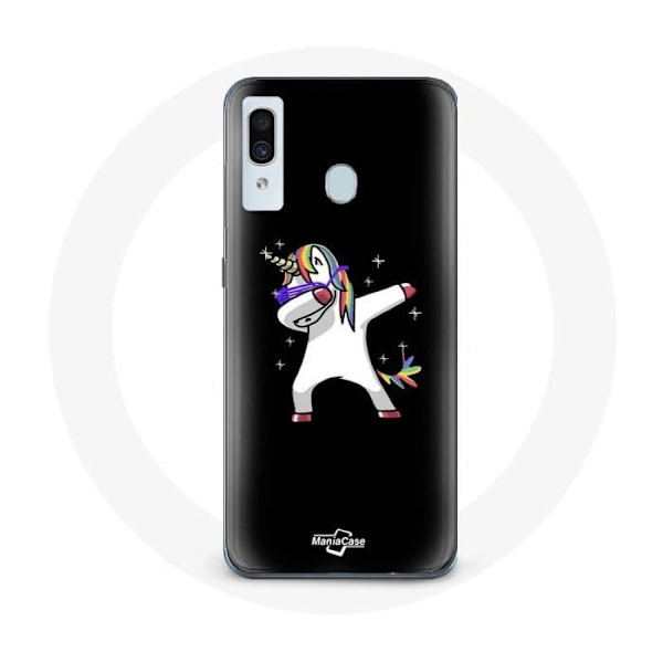 Coque för Samsung Galaxy A30 Dab unicorn licorne