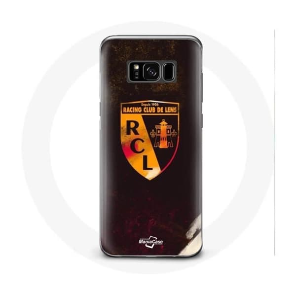 Coque - RCL - Samsung Galaxy S8 - Blød - Orange - Sort - Linse Orange, Svart