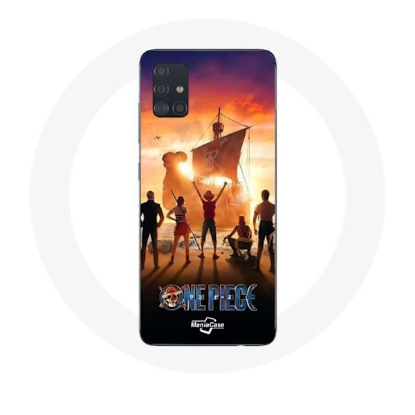 Coque - Maniacase - Samsung Galaxy A51 5G - Flexibel - Svart - One Piece Poster Besättning Kunst Säsong 1