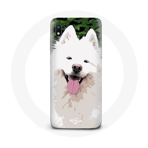 Coque - Samojed - Samsung Galaxy A10 - Mjuk - Vit - Blande Vit