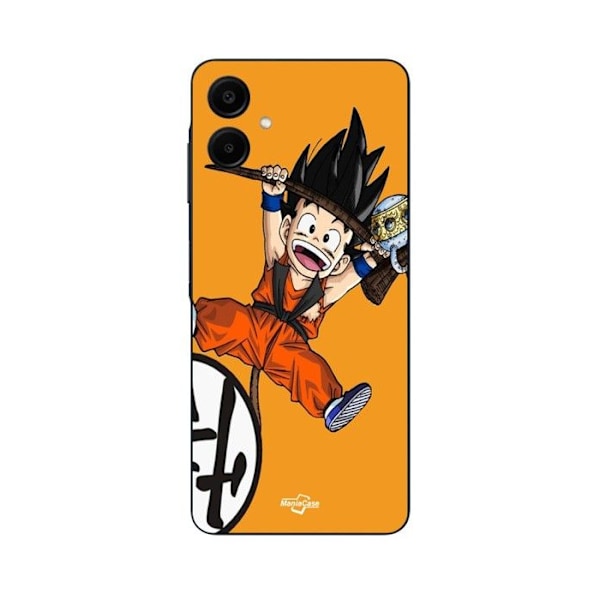 Telefonfodral - Maniacase - Samsung Galaxy A06 - Silikon - Mjuk - Dragon Ball Sangoku Svart
