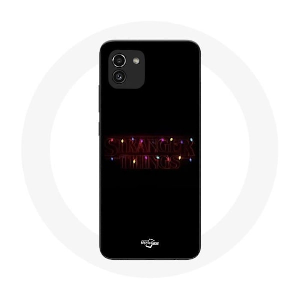 Coque för Samsung Galaxy A03 Stranger Things Affisch Logotyp God Jul