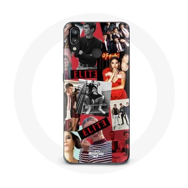 Cover - Huawei - P20 Lite Elite - Blød - Hvid - Karakterer Plakat