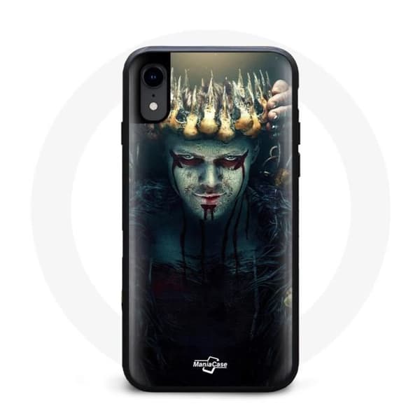 Cover til iPhone XR - Vikings - Ragnar Lothbrok - Hård - Sort - Beskyttelse