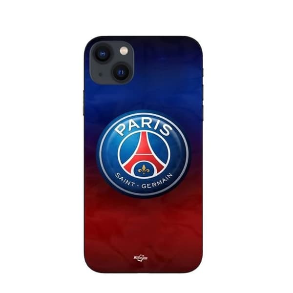 Coque Maniacase til iPhone 15 PSG Logo farverig