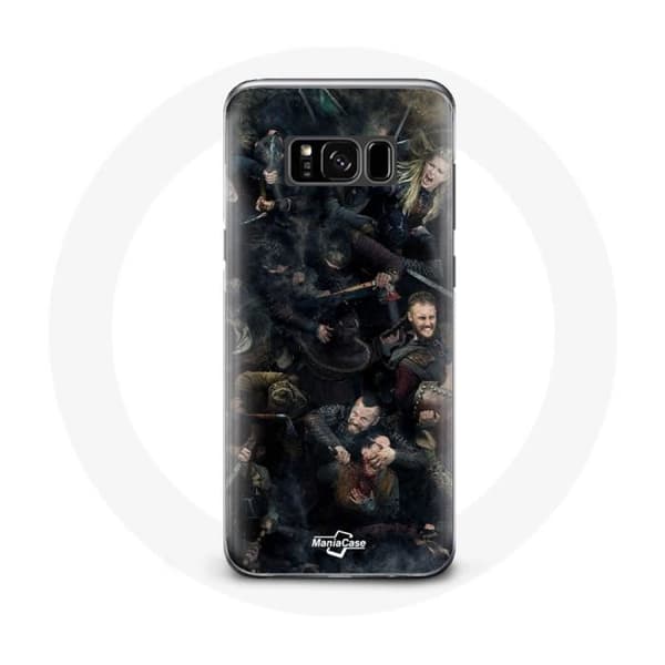 Coque - Vikings - Samsung Galaxy S8 Plus - Rigide - Svart - Skydd