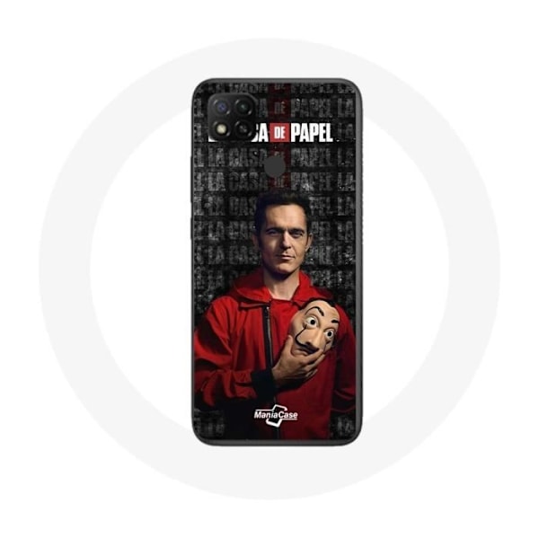 Coque - Maniacase - Xiaomi Redmi 9C - Flexibel - Svart - La Casa De Papel Berlin
