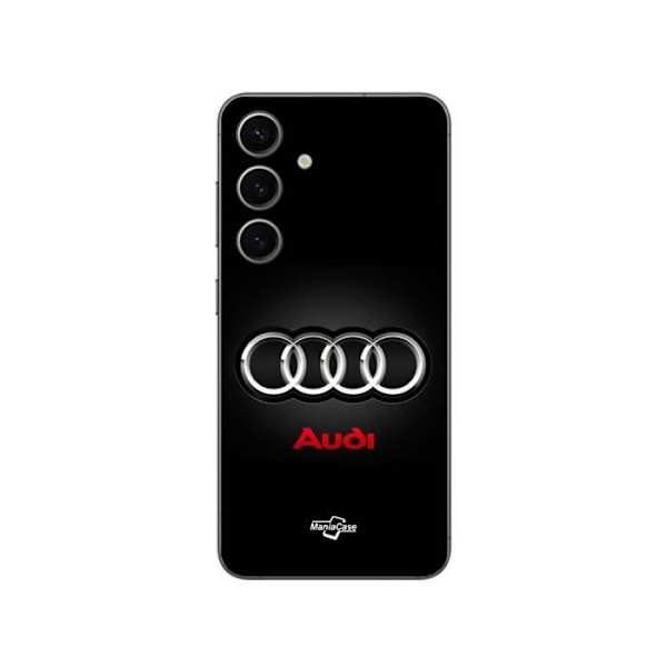 Coque Samsung Galaxy S24 FE Audi-logotyp i grått och rött Maniacase
