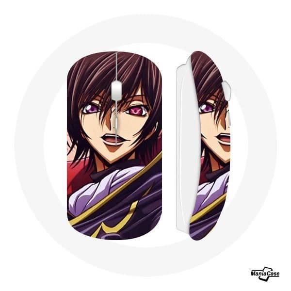 Trådløs Mus - Lelouch - Code Geass - USB Wifi - Kompatibel med Mac og PC - Hvid