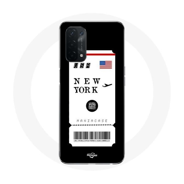 Coque för Oppo A74 Flygbiljett New York